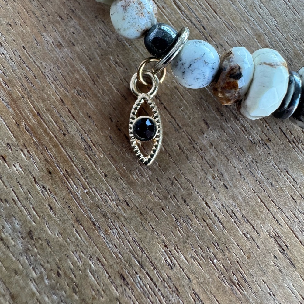 Beaded Bracelet Earthy Tones - Picture 2 of 4